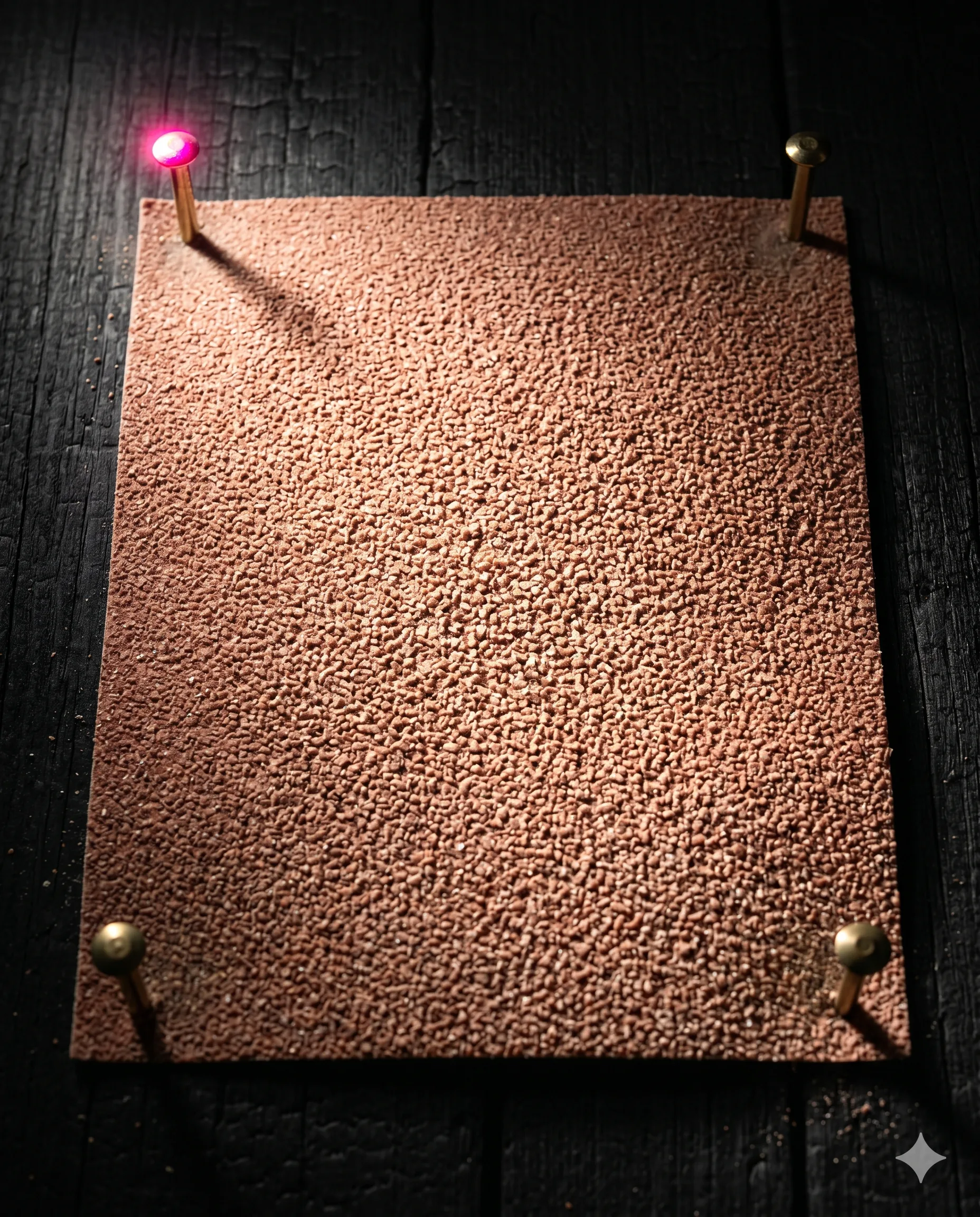 Spread against the wall. One spotlight.