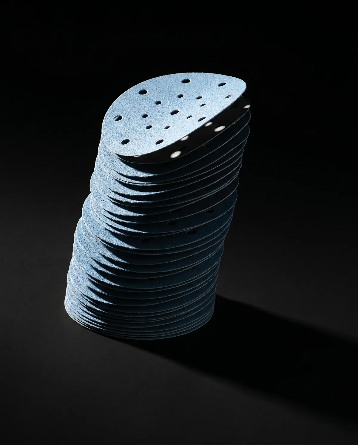 A tower of circles. Each one waiting its turn.